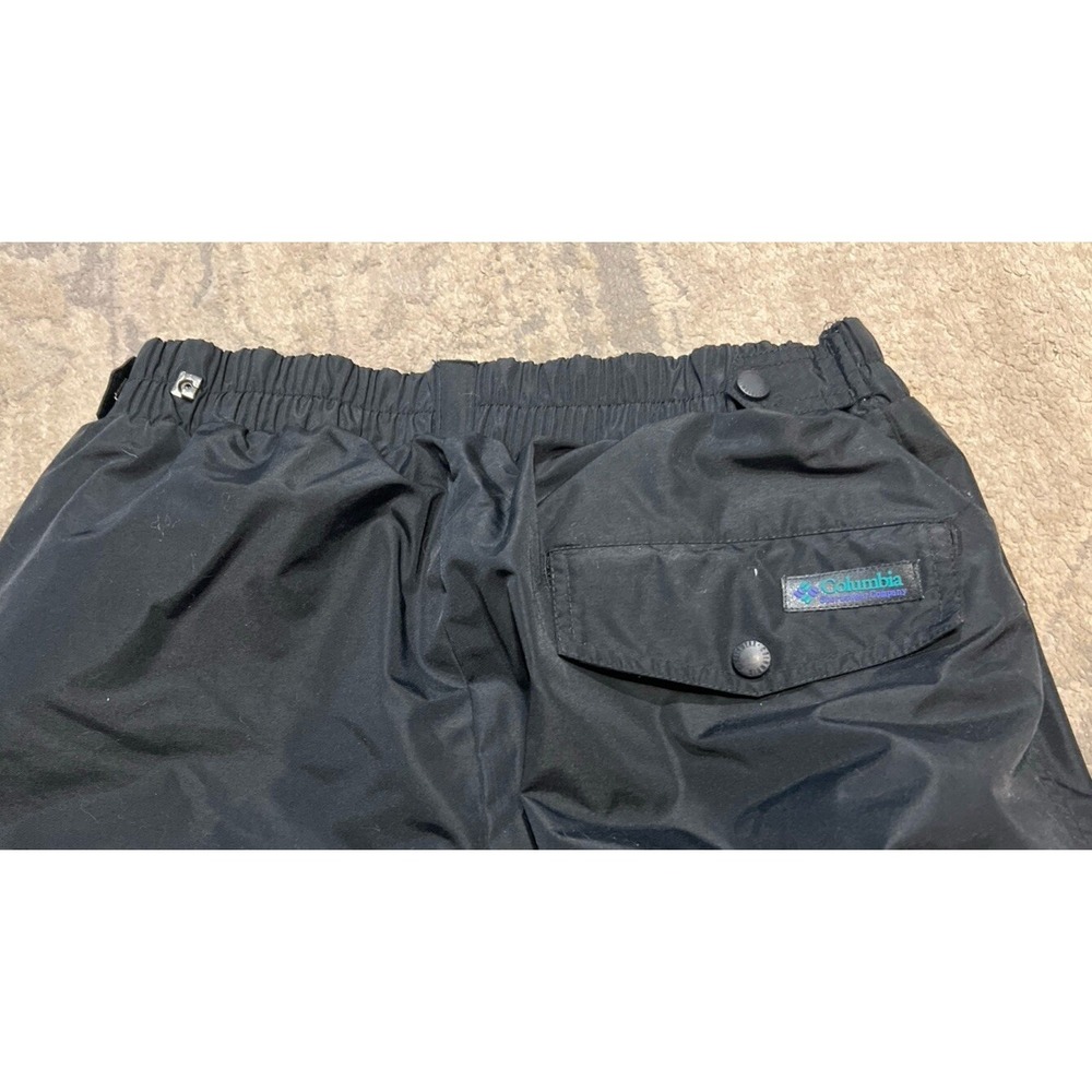 Columbia Mens Snowboard Ski Snow Pants Blue Black‎ Size Large Nylon Vintage - Picture 7 of 7